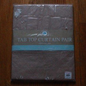 Nantucket Home Sheer Floral Tab Top Curtain Pair